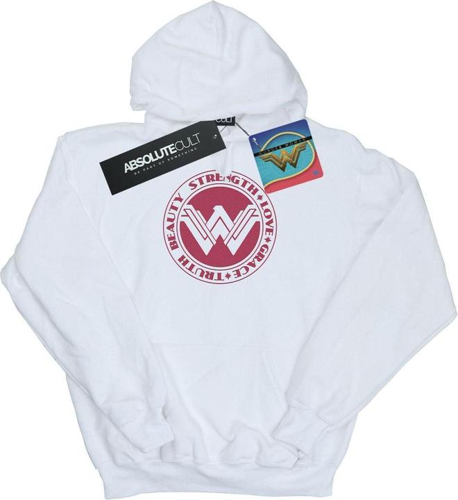 Actual product image Womens/Ladies Wonder Woman Beauty Strength Love Hoodie (XL)
