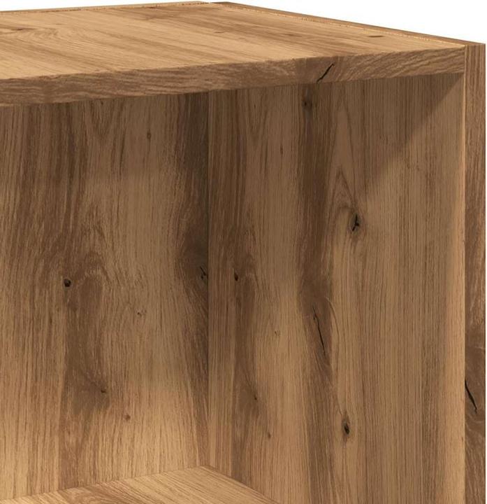 Produktbild VidaXL Eckregal Artisan-Eiche 33x33x100 cm Holzwerkstoff Eckschrank Regal (33 x 33 x 100 cm)