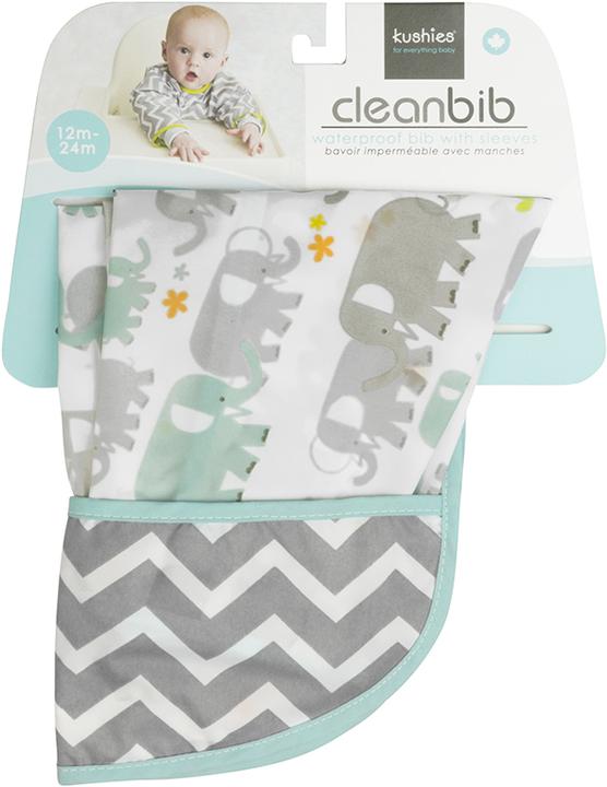 Image du produit Kushies CleanBib avec manches (12 mois)