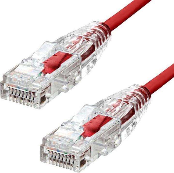 Produktbild ProXtend Slim U/UTP CAT6 LSZH AWG 28 Red 1.5M (U/UTP, CAT6, 1.50 m)