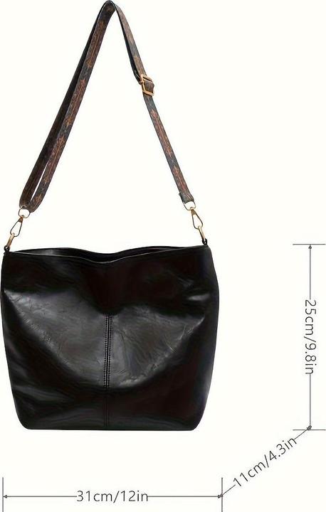 Only-Bags.Store Vintage grosse Kapazität Hobo Tasche, Retro-Schulter-Tasche, Frauen Bohemian Handtasche & Geldbörse
