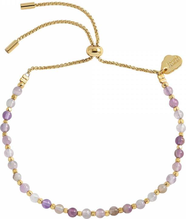 Estella Bartlett Gemstone Armband "Amelia" - Calm Amethyst (20.80 cm, 18k vergoldet, Amethyst)