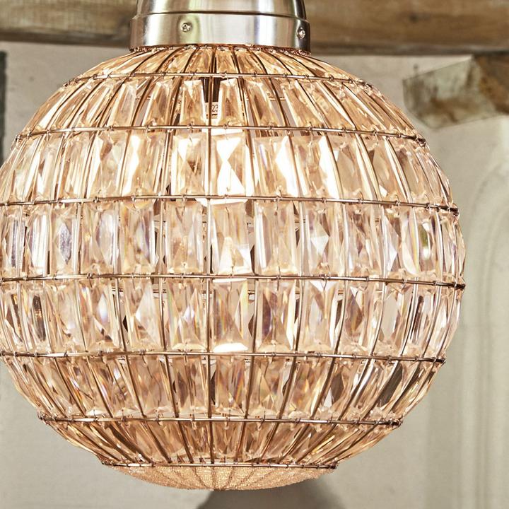 Immagine prodotto Loberon Lampada a sospensione Lanebrook argento/chiaro (E27)