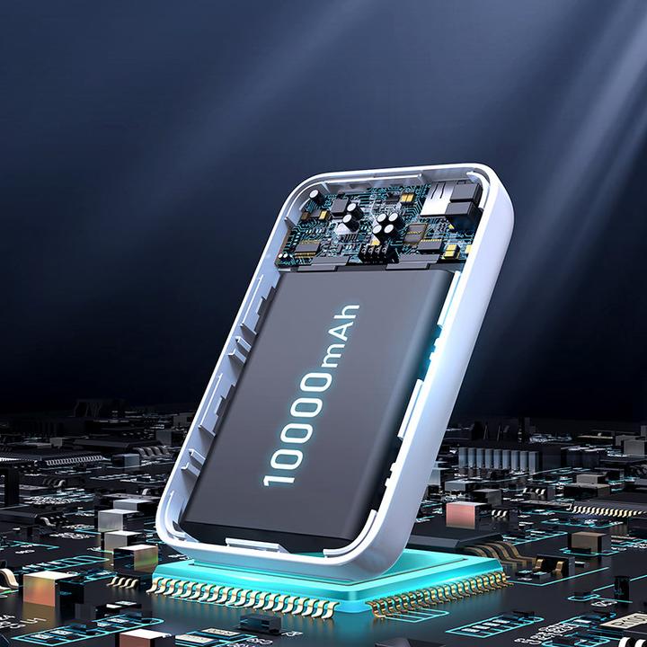 Actual product image Joyroom Mini Magnetic Wireless Powerbank (20W) (10000 mAh, 20 W, 15 Wh)