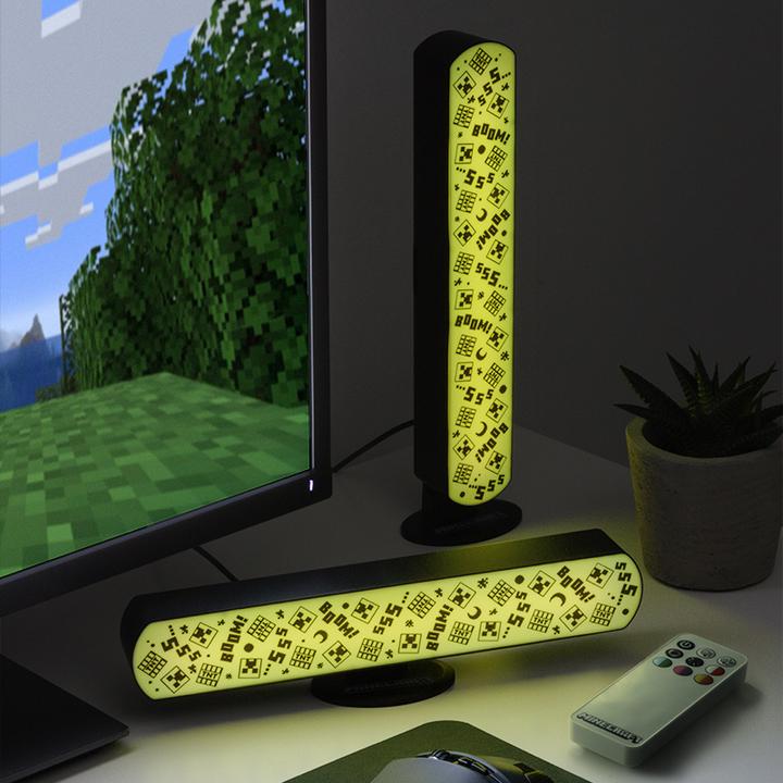Actual product image Paladone Products Minecraft - Set de 2 barres lumineuses avec télécommande