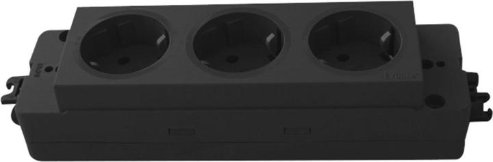 Produktbild Evoline Express Typ 910 Steckdosenleiste 3x Steckdose, schwarz (3 x)
