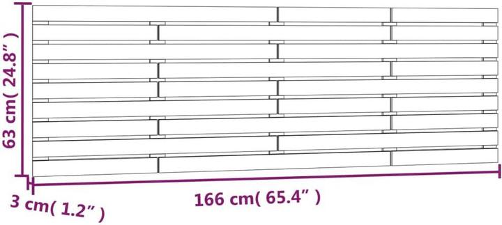 Immagine prodotto VidaXL Oksiutka (166 x 3 x 63 cm)