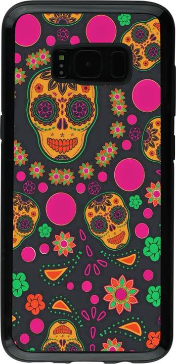 Immagine prodotto PhoneLook Cover Hybrid Armor nero Halloween 22 teschi messicani colorati (Samsung Galaxy S8+)