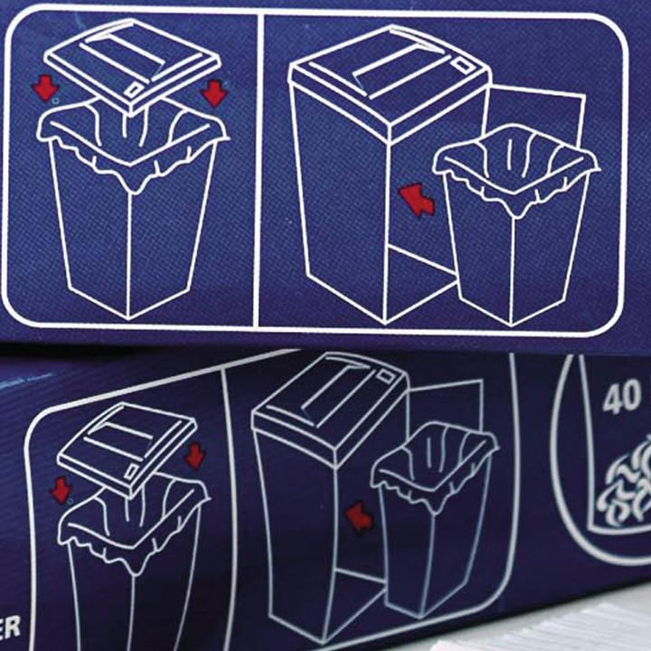 Image du produit Rexel Sacs poubelle (100 x, 40 l)