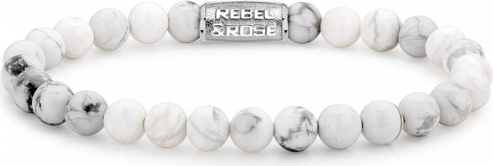 Produktbild Rebel & Rose Virgin White (16.50 cm, Howlith, Edelstahl)