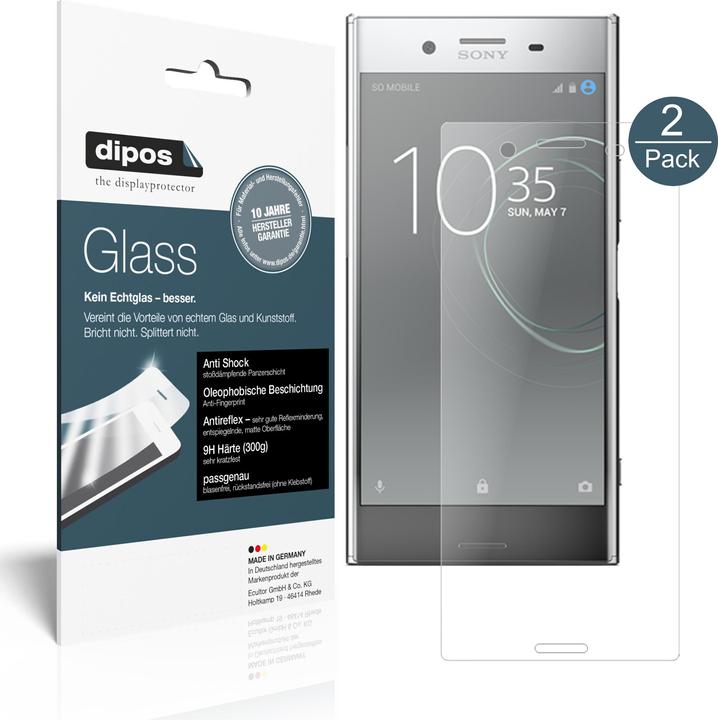 Image du produit Dipos Film de Protection d’écran Anti-Shock (2 pièce(s), Sony Xperia XZ Premium)