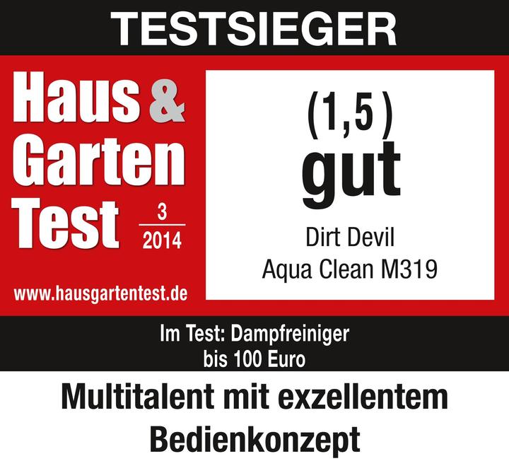 Produktbild Dirt Devil Aquaclean M319 (2.60 Bar, 1500 W)