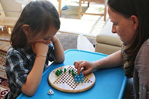 Actual product image Activity Board Strategy Games Halma and Chinese Game GO Gobang (Five in a Row) - 2-in-1 Board Game