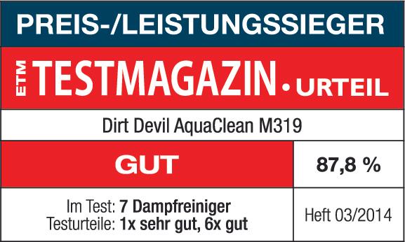Produktbild Dirt Devil Aquaclean M319 (2.60 Bar, 1500 W)
