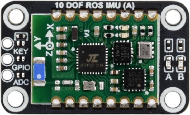 Actual product image WaveShare 10-axis ROS IMU sensor with ARM 32-bit DSP and BLE 5.3