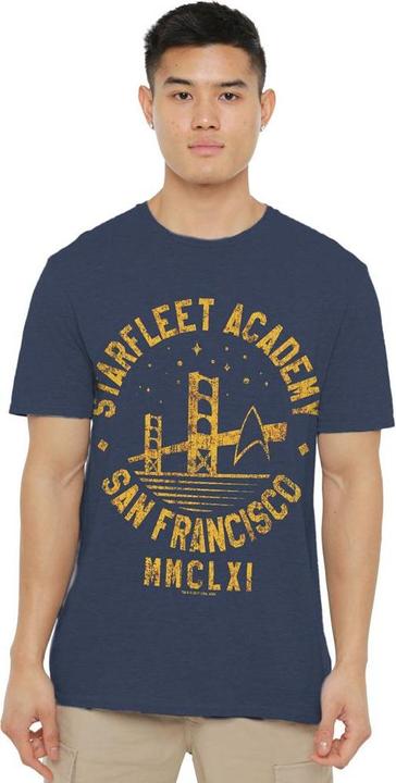 Actual product image Unisex Adult Bridge Collegiate T-Shirt (S)
