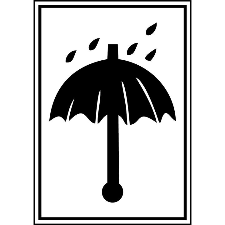 Actual product image Brady Packaging labels - Protect from moisture