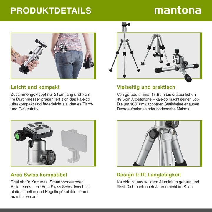 Image du produit mantona kaleido mini métal argenté brillant (Métal)