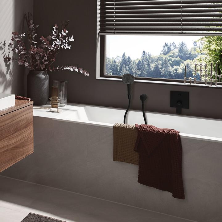 Actual product image hansgrohe Pulsify Select S shower head bracket set 105 3 spray types Relaxation with shower hose 125 cm (3 Beam types, 11.40 l/min)