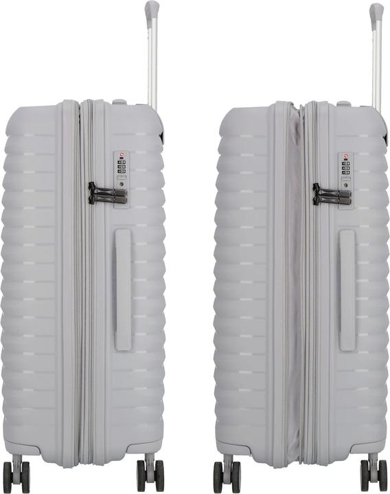 Image du produit D&N Travel Line 4500 Ensemble de valises à 4 roulettes 3 pièces avec soufflet extensible (205 l, XL (à partir de 115l))