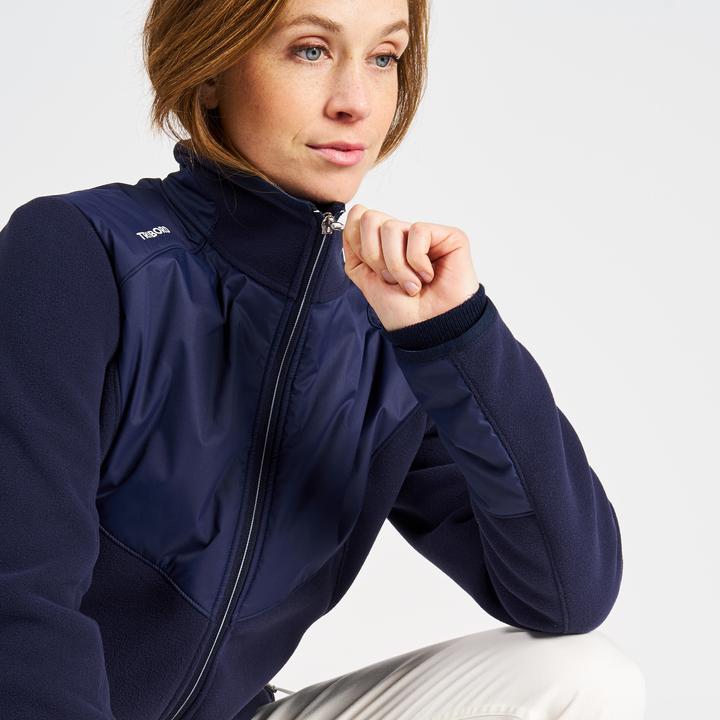 Image du produit Tribord Veste polaire voile femme chaude 500 bleu (L)