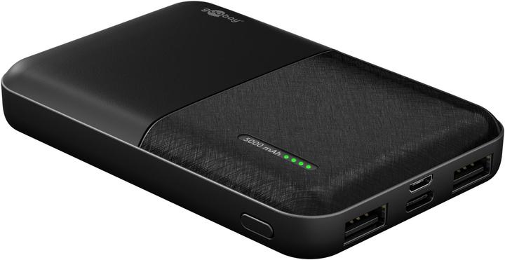 Produktbild Goobay Powerbank Kompakt 5.000 mAh (5000 mAh, 10.50 W, 3.70 Wh)
