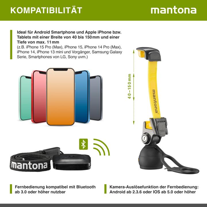 Produktbild mantona Smartphone Bottle Selfie Ping