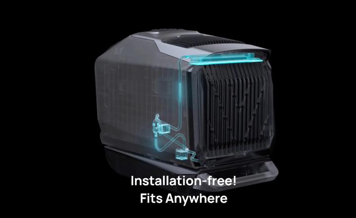 Actual product image EcoFlow Wave 2 (10 m², 5100 BTU/h)