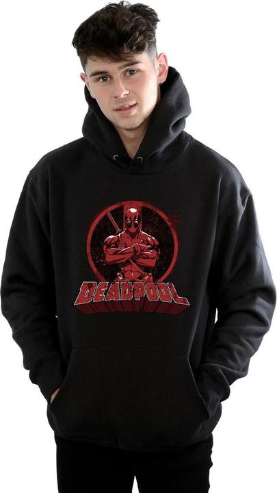 Produktbild Deadpool Crossed Arms Logo Kapuzenpullover (XXL)