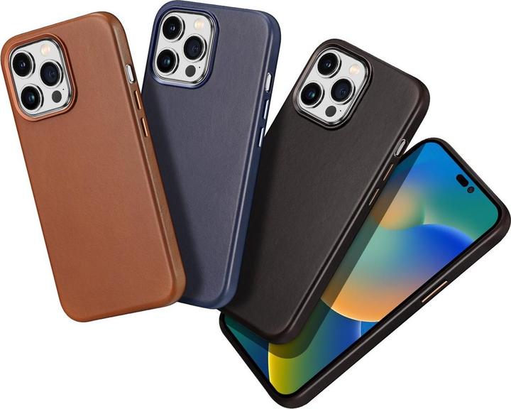 Produktbild Dux Ducis Naples Series Echtleder Hülle (Apple iPhone 14 Pro Max)