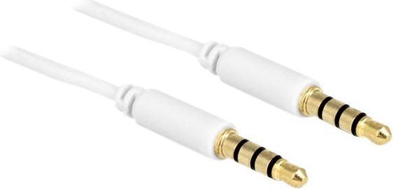Immagine prodotto Delock Cavo jack 4 pin maschio > maschio (0.50 m, Connettore da 3,5 mm (AUX))