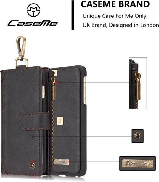Image du produit Caseme Étui en cuir mince avec porte-monnaie (Apple iPhone 6s Plus, Apple iPhone 6 Plus)