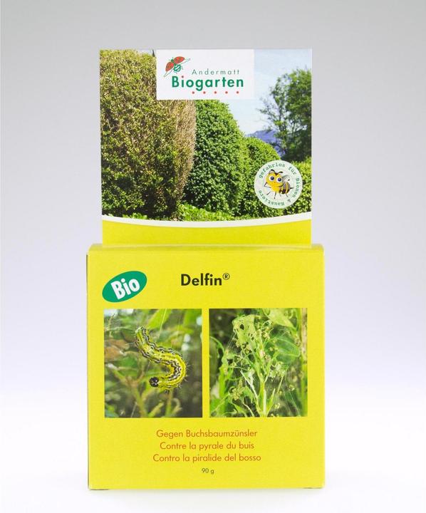 Produktbild Andermatt Biogarten Delfin (Buchsbaumzünsler, Gespinstmotten, Frostspanner, Weisslinge, Kohlschabe, Prozessionsspinner, Eulenraupen, Spanner, Traubenwickler)