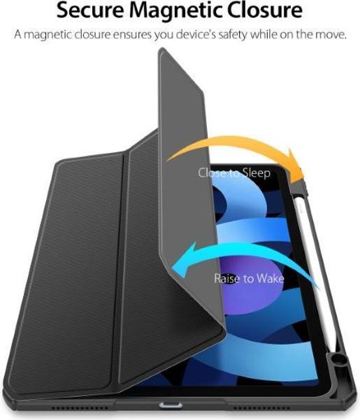 Actual product image Dux Ducis Toby Series Leather Book Cover Case (IPad Air (2022), IPad Air 10.9 (2020))