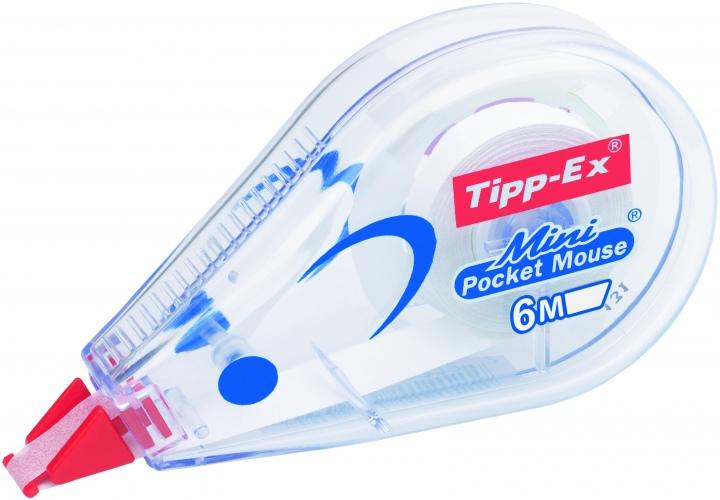 Actual product image Bic Correction tape Mini Pocket Mouse 5 mm x 6 m, in a pack of 10. 512085