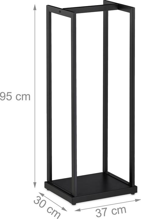 Actual product image Relaxdays Firewood rack (37 x 30 x 95 cm)