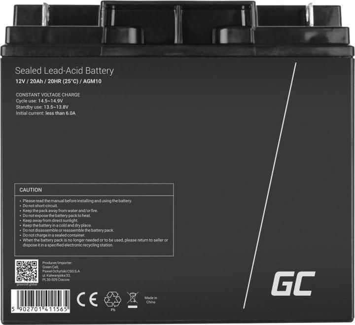 Image du produit GreenCell AGM10 (12 V, 20 Ah)