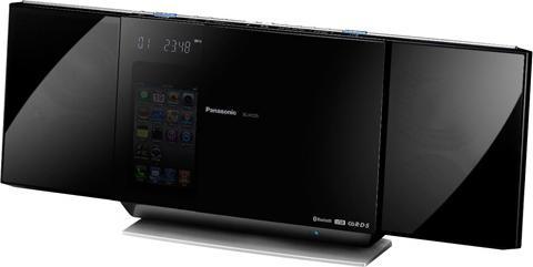 Panasonic SC-HC55EG-K, Micro System, iPod Dock, Black (Bluetooth)