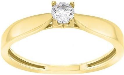 Brilio Silver - Gold-plated engagement ring GR114Y - Circuit: 48 mm (48)