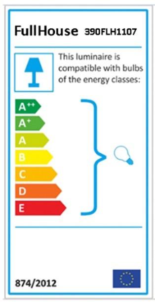 Etichetta energetica Opviq Lochlan (E27)
