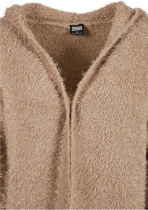 Produktbild Urban Classics Ladies Hooded Feather Cardigan (XL)