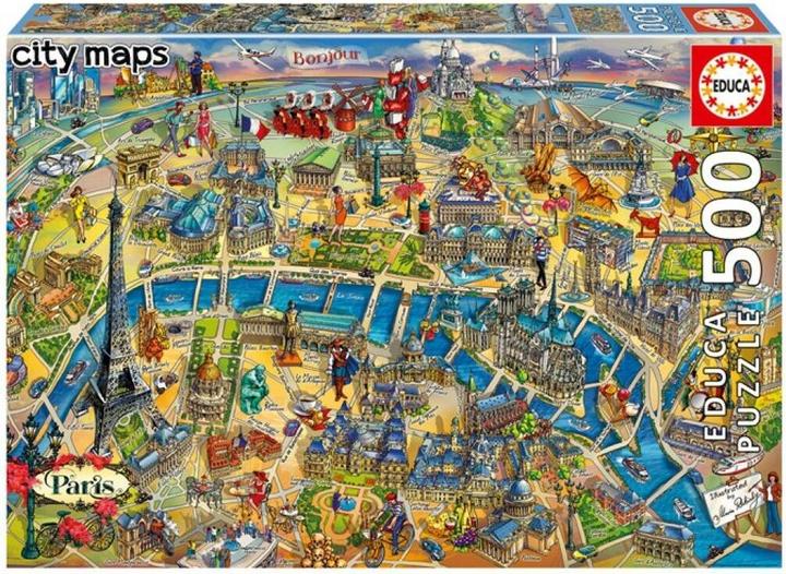 Actual product image Educa Paris Map (500 pieces)