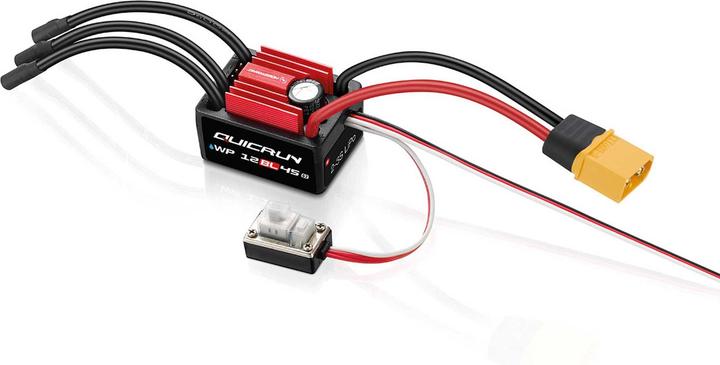 Actual product image Hobbywing QuicRun WP12BL45 G2 brushless controller 45A 2-3s for 1:12