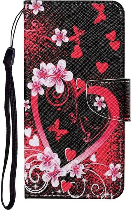 Produktbild Cover-Discount Xiaomi 12 Lite- Leder Hülle Herzen (Xiaomi 12 Lite)