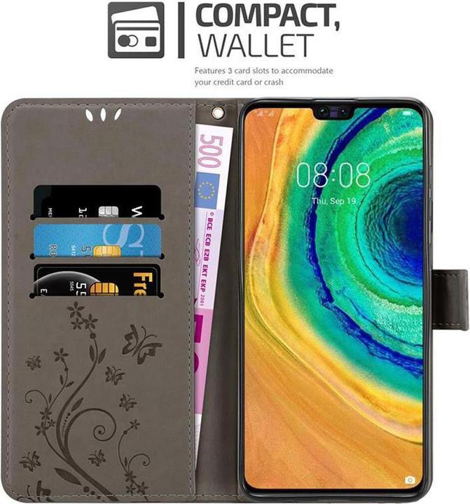 Actual product image Cadorabo Flower Book Cover (Mate 30)