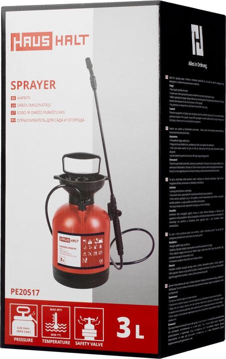 Image du produit Haushalt SPRAYER 3L HH PE20517