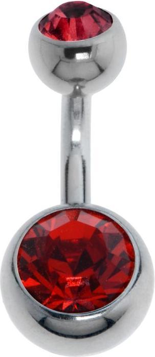 Produktbild Bijouteria Bauchpiercing (Titan, Kristall)