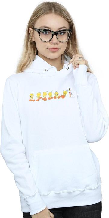 Immagine prodotto Looney Tunes Tweety Pie Colour Code Felpa con Cappuccio Donna (S)