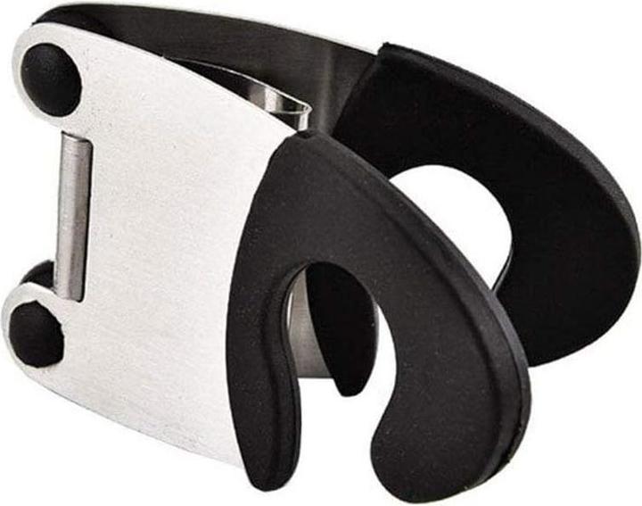 Actual product image ASMI Stainless steel silicone pot and wooden spoon holder