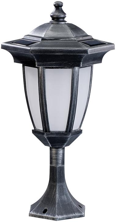 Lunartec Solar-LED-Stand- & Wandlaterne mit Flammeneffekt (IP44)